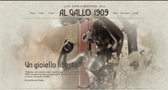 Desktop Screenshot of algallo1909.it