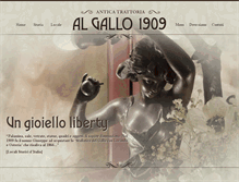 Tablet Screenshot of algallo1909.it